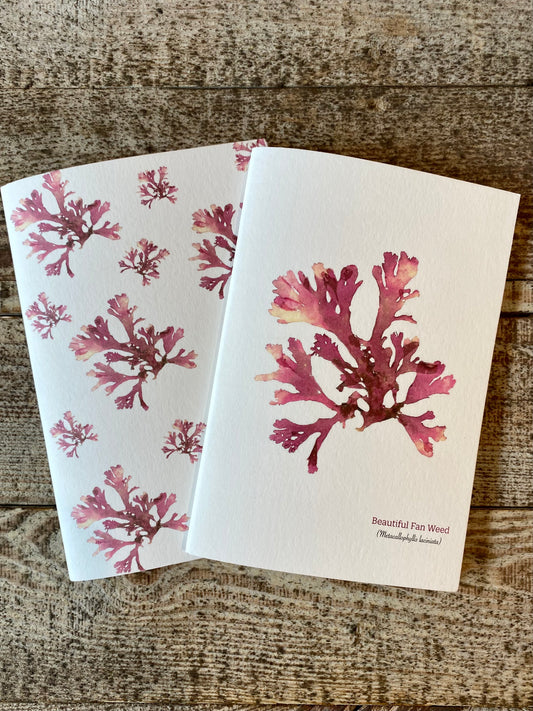 A6 Plain Notebooks - Beautiful Fan weed